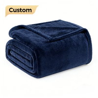 Couverture en polaire double couche ultra douce et épaisse, design personnalisé, pour une relaxation ultime en hiver, impression numérique par sublimation