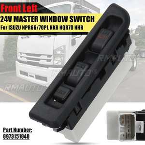 8973151840 8981472360 98147236-0 สวิตช์กระจกไฟฟ้าด้านหน้าซ้ายขวา 24V สำหรับรถยนต์ ISUZU NPR66 70PL NKR NQR70 NHR - Product Image 3