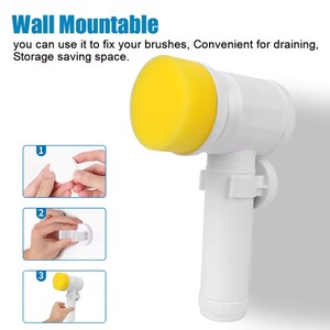 Cepillo de Limpieza Eléctrico USB Tipo C 5 en 1 para Fregadero y Bañera, Herramienta de Limpieza de Baño y Cocina Portátil - Product Image 6