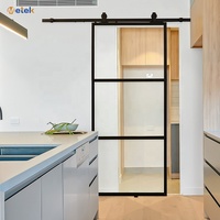 Cadre en aluminium Porte en verre Cloisons en verre et cadres de porte Porte coulissante en verre