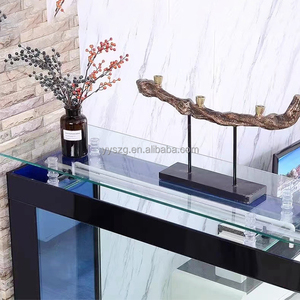 <span class=keywords><strong>Acquario</strong></span> di Lusso per Soggiorno, Nuovo Modello di Medie-Grandi Dimensioni, in <span class=keywords><strong>Vetro</strong></span> Curvo, Autoportante o da Parete, Senza Cambio d'Acqua, 137 Galloni - Product Image 6