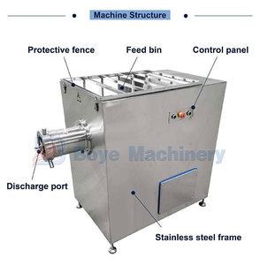 Sus 304 Công Nghiệp Lớn Điện Cá Gà Thịt Bò Thịt Lợn Thịt Xay Tươi Đông Lạnh Thịt <span class=keywords><strong>Mincer</strong></span> Máy Xay Máy Xay 32 Nhiệm Vụ Nặng Nề - Product Image 3