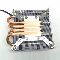 Nouveau produit Mini refroidisseur de processeur dissipateur thermique en aluminium refroidisseur de processeur ventilateurs de refroidissement par air à faible bruit refroidisseur
