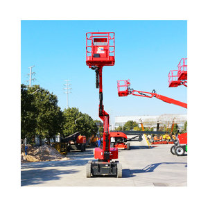 Plataforma de Trabajo Aérea Telescópica Articulada Hidráulica, Eléctrica/Diésel, para Alturas Elevadas, Altura Máxima de 16-47 m - Product Image 3