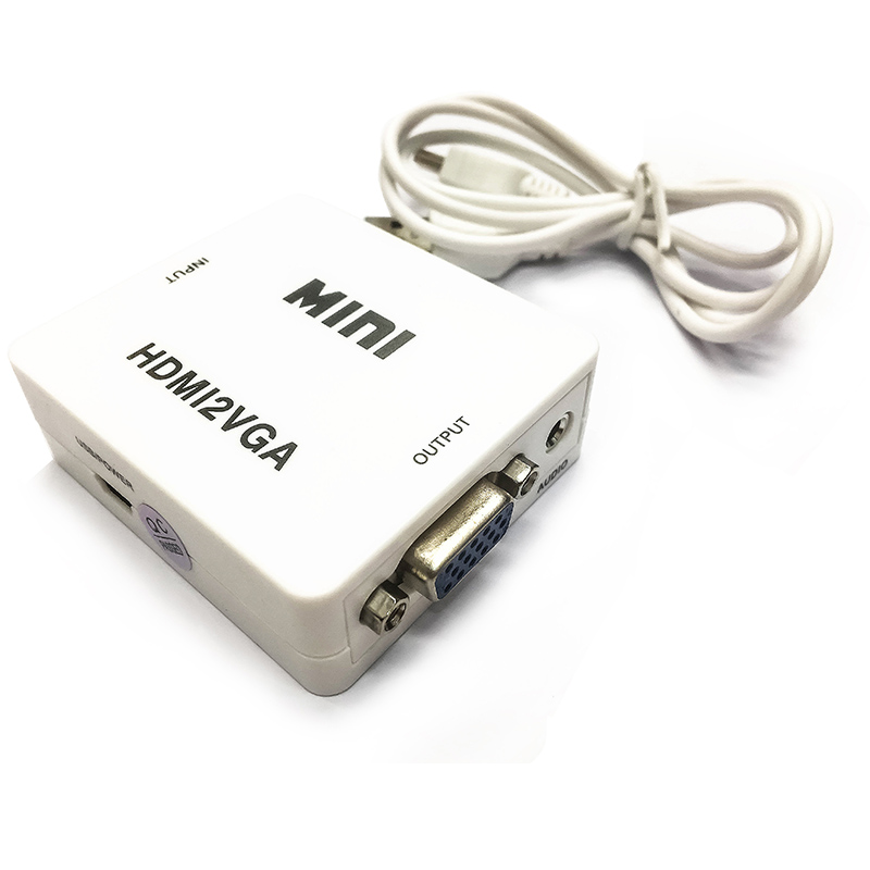Преобразователь HDMI в VGA, аудиокабель 1080P, сигнал на выходе, преобразователь HDMI в VGA для PS3 XBOX360, Bluray, DVD, ТВ-приставок, ПК
