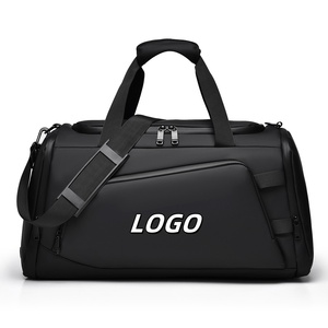 Bolsas de Gimnasio Personalizadas de Poliéster Rosa para Deportes, Bolsa de Viaje Impermeable con Compartimentos para Zapatos y Ropa Mojada, Bolsa de Mano - Product Image 1