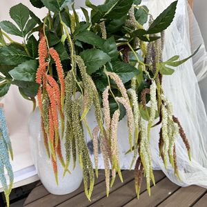 Branche d'arbre de peuplier artificielle Jinxi 90 cm en plastique pour décoration de mariage et de maison, blanc, rose, caramel, café, bleu, violet - Product Image 1