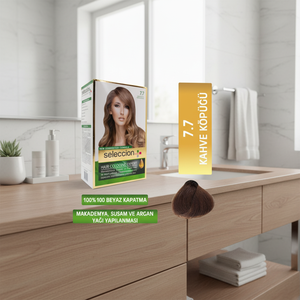 เซเลคชั่น พลัส 7.7 ชุดย้อมผมถาวรสำหรับทุกเพศ สีคอฟฟี่ โฟม ลิควิด เพ้นท์ สำหรับจัดแต่งทรงผม - Product Image 3