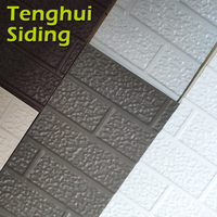 Tenghui – revêtement léger en métal gaufrage, panneau de toit en fausse brique, panneau de revêtement mural en PU pour Villa