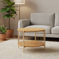 Table basse multifonctionnelle moderne extensible et pliable, design panneau, en bois de bouleau et fer, convertible pour salon et maison