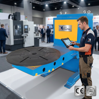 Plateforme de soudage rotative inclinable pour pièces, positionneur de soudage inclinable automatique pour le soudage de tuyaux et de poutres en H