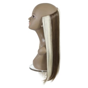 6x6 tổng hợp clip trong tóc giả mới có thể tháo rời kết hợp miễn phí phần dài thẳng ren phía trước đóng cửa và tổng hợp tóc tóc giả clip trong tóc giả - Product Image 4