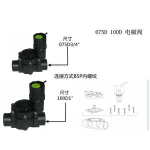 Válvula Solenoide Zanchen de 2 Zonas para Control de Flujo de Agua y Aire, Tipo Piloto, para Riego Automático - Product Image 5
