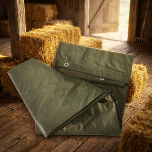 Vietnam Manufacturer Light Duty <b>Tarp</b> Polyethylene Coated Double Faced Plain Waterproof for covering in agriculture - Product Image 6