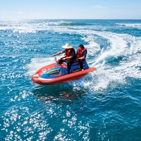 En stock : Jet ski gonflable électrique de haute qualité, équipement aquatique, yacht gonflable, jet ski pour les vacances en famille, jeux aquatiques