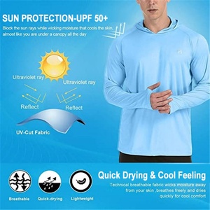 Nouvelle Collection : Série de Chemises de Pêche à Capuche à Manches Longues P-elagic – Protection UV UPF50+ Séchage Rapide - Product Image 3