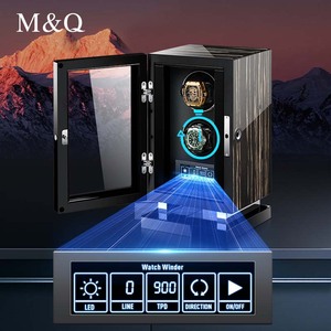 <span class=keywords><strong>Caja</strong></span> Fuerte <span class=keywords><strong>para</strong></span> Relojes Automáticos M&Q con Lector de Huellas Dactilares Inteligente, Pantalla Táctil LCD, 24 Ranuras <span class=keywords><strong>para</strong></span> Relojes Automáticos, Motor Silencioso de Madera - Product Image 3