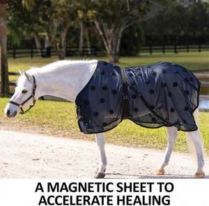Manta de Terapia Magnética para Caballos, Color Azul Marino, con Más de 90 Imanes Unipolares, Acelera la Curación, para el Bienestar Equino - Product Image 5