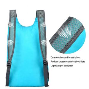 Sac à dos de randonnée imperméable, léger et pliable pour les voyages, le camping, les activités de plein air, sac à dos de randonnée portable 20L - Product Image 4
