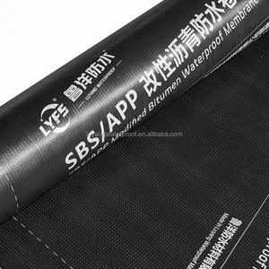 Membrane d'étanchéité en <span class=keywords><strong>bitume</strong></span> modifié SBS en gros, 4 mm, renforcée en polyester, à poser au chalumeau pour l'étanchéité des toitures et des sous-sols - Product Image 2