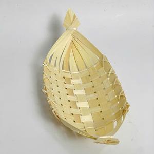 Cesta de Bambú Hecha a Mano en Vietnam para Servir Dulces, Frutas y Alimentos, Decoración de Cocina, Bandeja Tejida Natural - Product Image 3