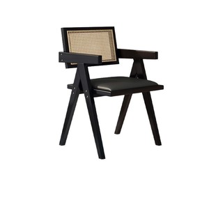 Sedia da Pranzo Multifunzionale in Legno Massello con <span class=keywords><strong>Spugna</strong></span> ad Alta Elasticità, Poltrona Casual Stile Wabi-Sabi <span class=keywords><strong>per</strong></span> Soggiorno, Bar, Hotel - Product Image 5