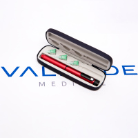 Stylo doseur réutilisable en aluminium anodisé, antidérapant, avec cadran rotatif, fenêtre transparente et échelle graduée 0-60, pour la distribution - Vente en gros - V2