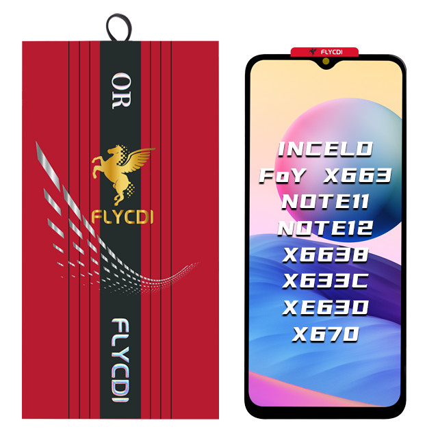 FLYCDI Wholesale Mobile Phone Lcd Screen Replacement for Infinix X663 Note 11 Note 12 Display Touch Screen