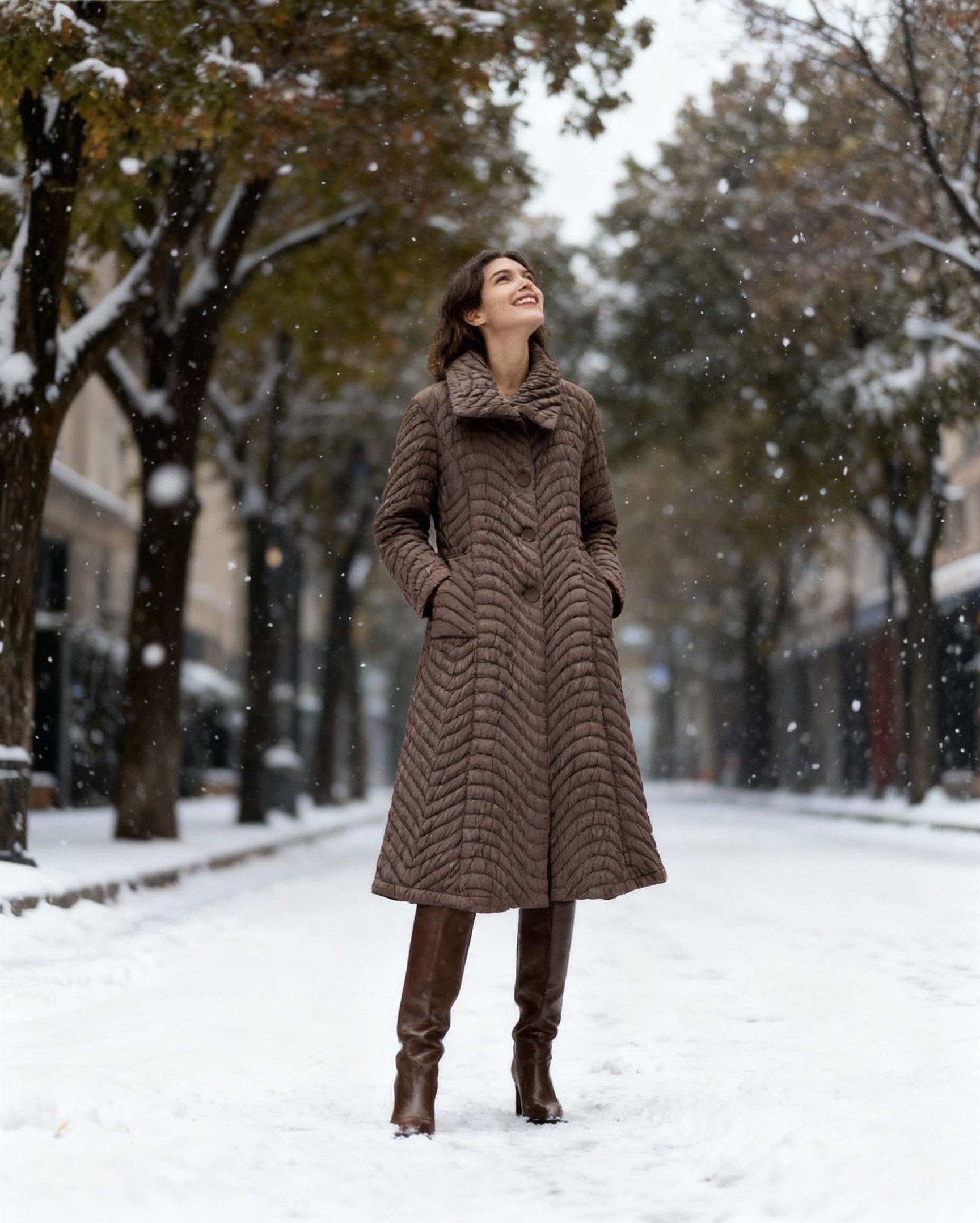 สีน้ำตาล