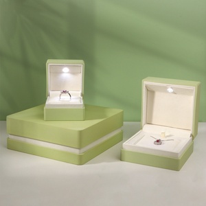 Luxury Satin Jewelry Packaging <b>Box</b> with <b>LED</b> <b>Light</b> for Sets Custom High Quality Branded Jewelry Gift <b>Box</b> Packaging with logo - Product Image 2