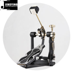 2024 série de pédales de tambour de <span class=keywords><strong>musique</strong></span> Jingying, pièces de kit de tambour de pédales de tambour simples de tréfilage de bronze d'alliage d'aluminium - Product Image 4