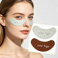 PDRN Hyaluronic Peptide Pereda Mata Lelah Patch Perawatan Kulit Bawah Mata Hidrogel Ringan OEM ODM Logo Kustom