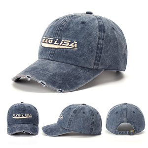 Casquette de sport unisexe classique en coton délavé, style baseball non structuré, couleurs personnalisables, impression lumineuse, modèle courant - Product Image 2