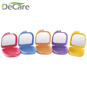 DeCare Retainer Case With <b>Mirror</b> <b>Small</b> Opening For Denture Care - Product Image 2