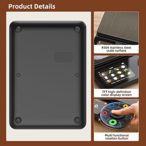 TFT 디스플레이 스테인레스 스틸 가정용 고유 OEM/ODM 5kg 스마트 휴대용 디지털 식품 영양 주방 저울 - Product Image 5