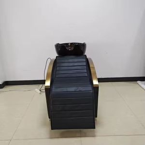 Fauteuil de lavage électrique pour cheveux, lit de shampoing, station de lavage dorsale pour salon, poste de massage et de shampoing - Product Image 2