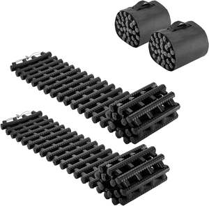 47.2 \ "L TPR Tire Recovery Track Pad Roll per auto tavole di trazione per pneumatici Kit di strumenti di emergenza con scaletta laterale - Product Image 1