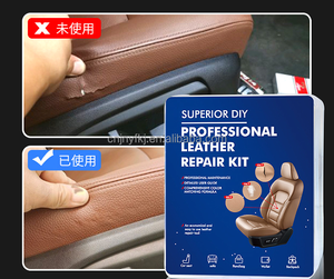 Kit de réparation <span class=keywords><strong>cuir</strong></span> et vinyle pour sièges de voiture, kit de réparation de trous et fissures, outil de restauration du <span class=keywords><strong>cuir</strong></span> - Product Image 5