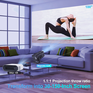 Projecteur intelligent sans fil Magcubic HY320 Wifi6 1080P 8K pour films, idéal pour l'extérieur, la maison et le bureau – Nouveauté 2026 à succès - Product Image 4