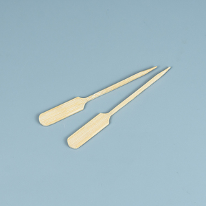Palillos Desechables Largos de Bambú Natural Verde y Blanco, Mini Palillos para Frutas, para Acampar, Cocinar, Barbacoa, Aperitivos y Comida para Llevar - Product Image 4