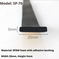 Bande d'étanchéité personnalisable en EPDM et PVC, absorbant les chocs, insonorisante et anti-poussière pour armoires de distribution électrique et joints de fenêtres