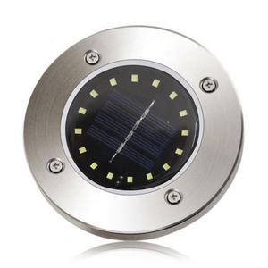 Caldo di Vendita di Smart Prato Patio Led In Acciaio Inox Solar Powered Disco Luce A Terra, verde Powered Outdoor 8 ha condotto la Luce Solare del Giardino - Product Image 2