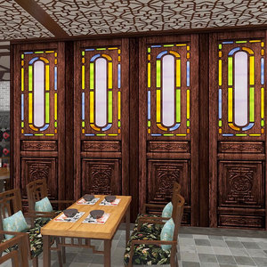 Papel tapiz <span class=keywords><strong>de</strong></span> decoración <span class=keywords><strong>de</strong></span> estilo Retro, decoración <span class=keywords><strong>de</strong></span> puertas <span class=keywords><strong>de</strong></span> vidrio, <span class=keywords><strong>ventanas</strong></span>, Edificio Antiguo, restaurante, papel tapiz <span class=keywords><strong>de</strong></span> fondo antiguo - Product Image 1