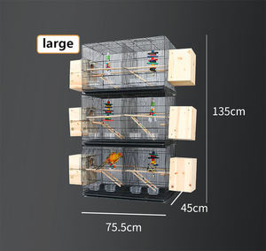Ingrosso materiale inossidabile di grandi dimensioni gabbia per uccelli grande gabbia pappagallo H0Qau acrilico gabbia per uccelli - Product Image 2