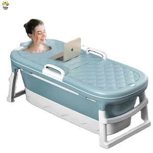 <span class=keywords><strong>Baignoire</strong></span> <span class=keywords><strong>pliable</strong></span> TGYW pour adultes, <span class=keywords><strong>baignoire</strong></span> à glace portable de 52 pouces, <span class=keywords><strong>baignoire</strong></span> de trempage pour adultes et enfants avec couvercle - Product Image 1