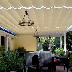 Vela de onda personalizada de fábrica, profesional, retráctil <span class=keywords><strong>romana</strong></span>, pérgola, vela de onda - Product Image 3