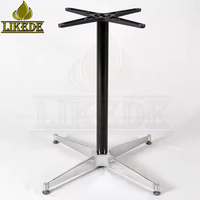 Pieds croisés en acier Pieds de table en aluminium