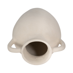 Vase en céramique avec poignées, pot de fleurs décoratif pour salon, chambre, bureau, étagère, accent de décoration intérieure - Product Image 6