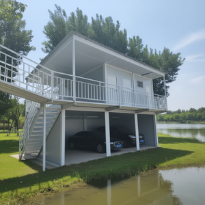 <span class=keywords><strong>บ้าน</strong></span>คอนเทนเนอร์สำเร็จรูปสองชั้นแบบ<span class=keywords><strong>ยก</strong></span>พื้น |   สำนักงานสำเร็จรูปและพื้นที่อยู่อาศัยพร้อมที่จอดรถ - Product Image 3