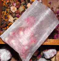 Sachet de thé jetable en fibre de maïs Sachet filtre thermoscellé Sachet de thé de fleur